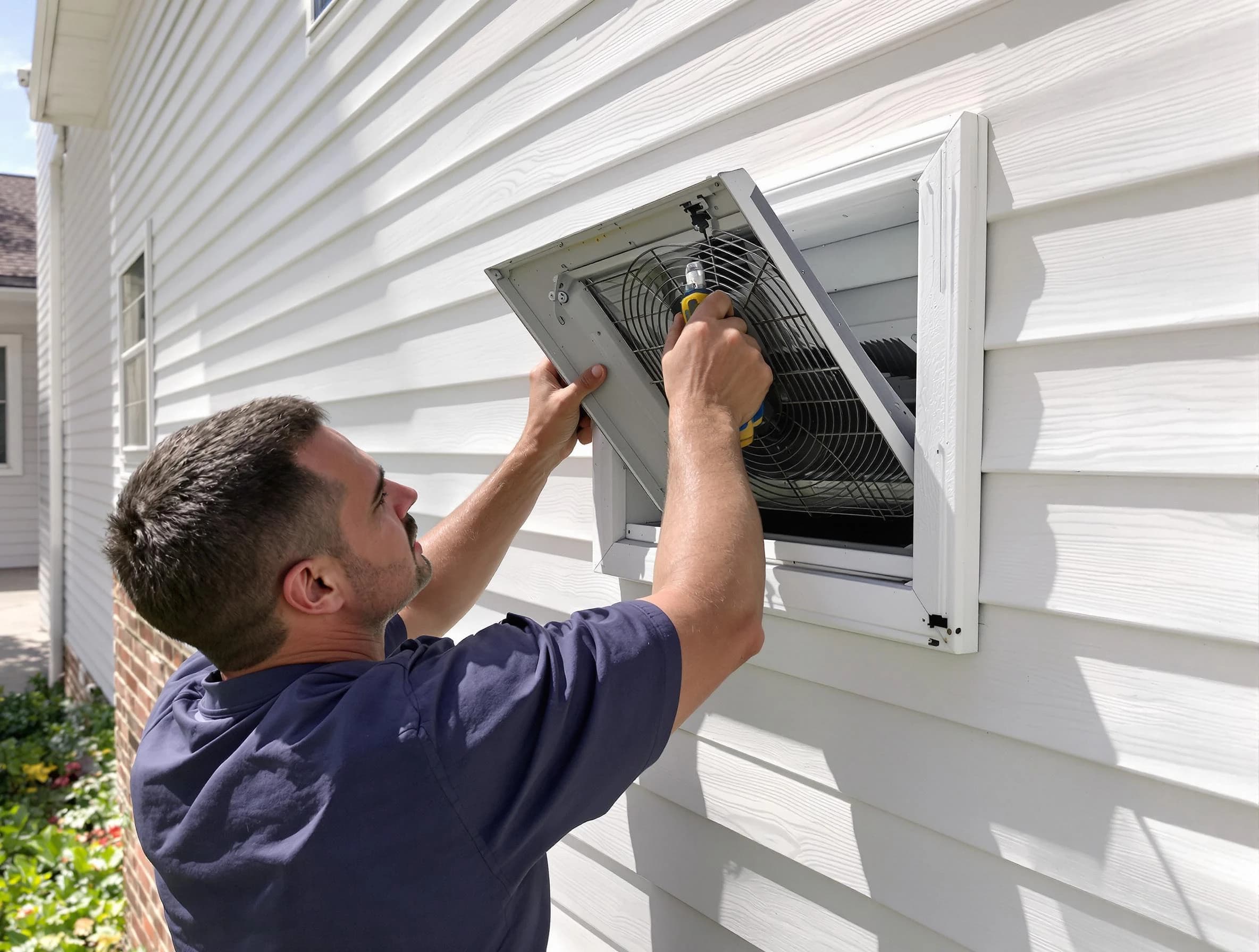 Dryer Vent Cover Replacement in Fullerton